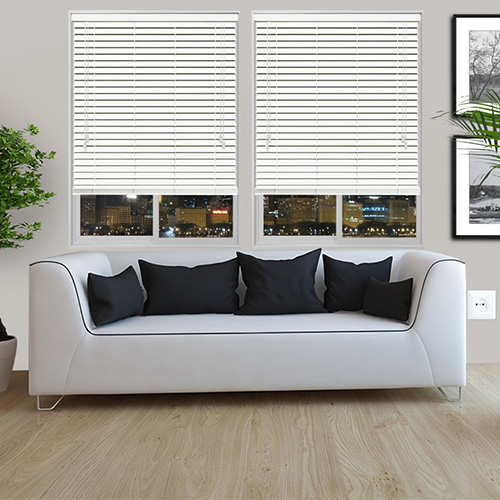 Pure White Lifestyle Wooden blinds