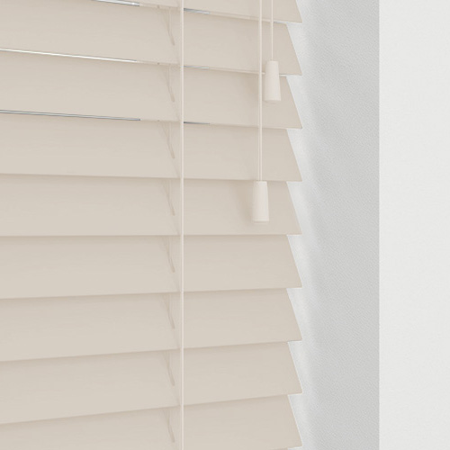 Faux Creme Lifestyle Wooden blinds