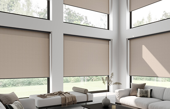 Cream and Natural Blinds