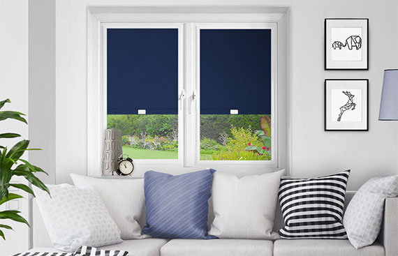  Blue Perfect Fit Roller Blinds