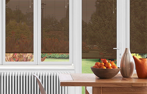 Brown Conservatory Blinds