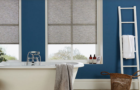 Waterproof sales bathroom blinds