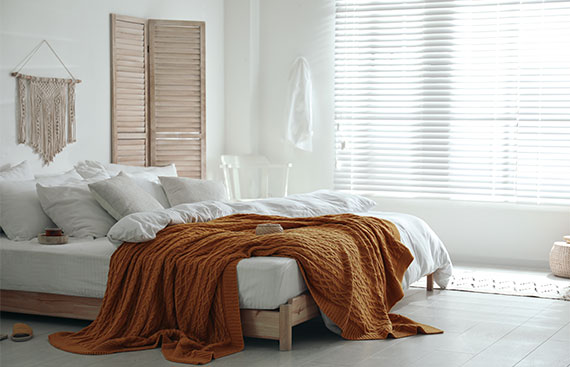 Bedroom Wooden blinds