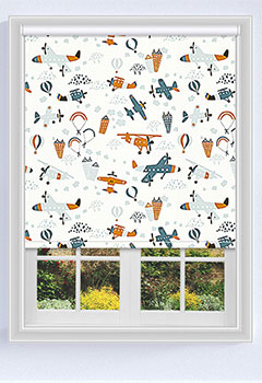Flying High Charcoal - Looking for a stylish and fun way to blackout your child's room? Look no further than our Flying High Charcoal bespoke roller blind! Made from high quality fabric that's perfect for moist conditions and easy to wipe clean, this custom made blind is available in a variety of widths and drop lengths. With a choice of chain or spring control, it's perfect for any child's bedroom.