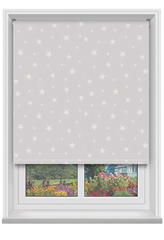 Night Night Glow - Night Night Glow blackout roller blind combines light control with a comforting night-time glow. The simple star design softly shines in the dark, helping children settle and feel at ease. It keeps the room darker when needed while adding a gentle source of reassurance. Custom-made for the perfect fit, it suits bedrooms, nurseries, and quiet corners.
