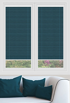 Hudson Royal Blue Dimout - Designed for upvc windows and doors, this cellular fabric in a royal blue colour comes in a perfect fit frame and is ideal to control the light and privacy in the home.

