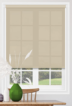 Sale Beige - This neutral plain beige blind brings a feeling of warmth to a room. Traditional & easy to use the fabric offers a perfect window covering to allow privacy without totally blocking light out.