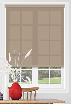 Sale Hessian - This beautiful stylish roller blind comes in a light natural brown tint and will be bespoke to your specifications.