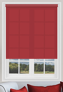 Sale Ruby - Sale Ruby is a roller blind in a shade of red, will compliment many other colours.