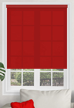 Sale Scarlett - A vibrant red roller blind custom designed and one that will make a stunning & bold statement to your home interior.