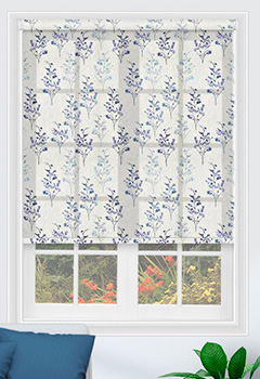 Botany Azure - Introducing the Botany Azure Dim Out Roller Blind, a sophisticated window covering with a natural botanical design, blue and grey shades sprinkled onto a chic textured fabric. Suited to most living spaces, whether you're looking to create a more traditional feel or inject some contemporary style into your home, this custom made blind is perfect!