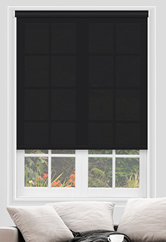 Scope Drama - Scope Drama Dim Out Roller Blinds are the perfect way to add a touch of sophistication to your home. These modern blinds are made of a black light filtering fabric and feature a matt texture, making them a great choice for any room in your home. Custom made up to 304.8cm in width and 291.3cm in the drop with the choice of a sidewinder chain or spring control.