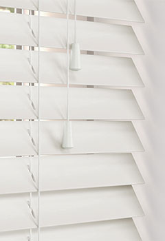 Alpine Timberlux Basswood - Introducing the Alpine Timberlux Basswood blinds, made-to-measure. The Alpine is a beautiful white shade that emanates luxury and sophistication, instantly transforming your home. It provides excellent privacy and light control. It is also durable and low maintenance, making it the perfect choice for your home.
