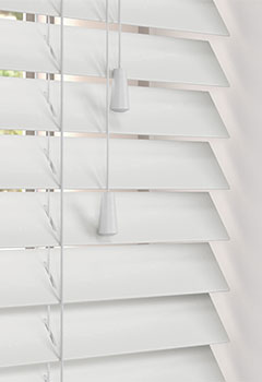 Softwhite Timberlux Basswood - If you're looking for a sleek and stylish way to dress up your windows, look no further than our Softwhite Timberlux Basswood blinds. These beautiful blinds are made to measure, so they'll perfectly fit your windows, and they are made from high-quality materials, which are designed to last.
