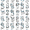 Prenton Blue - <p>Cute kittens in light blue & white wearing hats and glasses on a white background. This blackout blind is available with a white plastic or chrome chain.</p>
