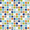 Coalville Dots - <p>Roller blind with a funky & vibrant design in shades of dark & light blue, orange, grey and white. This fabric is manufactured with dim-out properties as standard or can be upgraded to be blackout or waterproof blackout. Available with a white plastic or chrome chain.</p>
