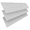 Native Off White & Grey Tape - <p>Ideal for any room in the home including bathrooms & kitchens. This off white faux wood blind decorated with softly textured grey fabric tapes combines style with functionality. This is a 50mm slat blind custom made to your exact specifications with waterproof and moisture resistant properties.</p>
