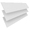 Native White & White Tape - <p>High-quality 50mm faux wood blind with decorative tape that will brighten up any room. This bright white blind is custom made with white ladder tape, and slats have a delicate grain effect design. The PVC slats make this blind easy to clean and is ideal for any room in the home including bathrooms & kitchens.</p>
