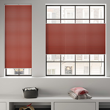 Custom Made Pleated blinds