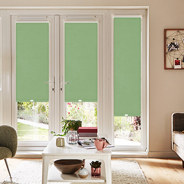 Green Perfect Fit Roller Blinds