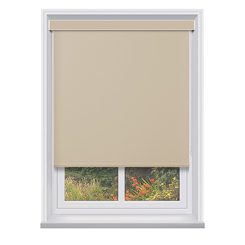 Bella Beige with Cassette Lifestyle Blackout blinds
