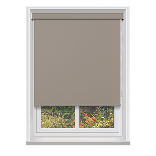 Bella Taupe with Cassette Lifestyle Blackout blinds