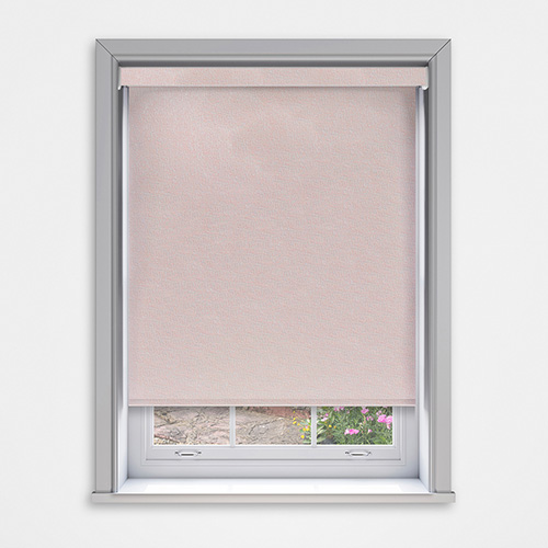 Glimpse Blush Blockout with Cassette Lifestyle Blackout blinds