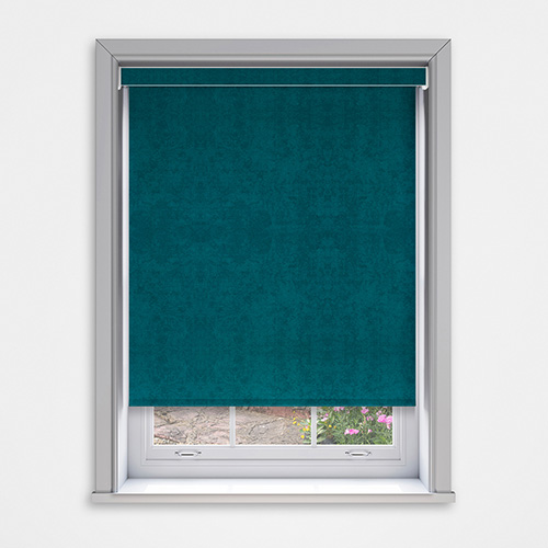 Orissa Teal Blockout with Cassette Lifestyle Blackout blinds