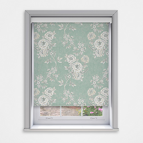 Tallulah Duck Egg Blockout with Cassette Lifestyle Blackout blinds