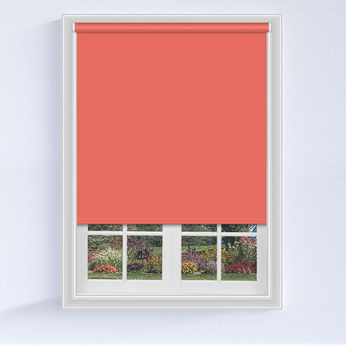 Polaris Coral Red Blockout Lifestyle Blackout blinds