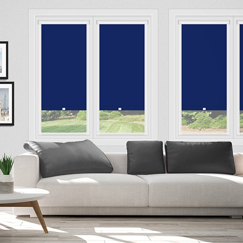 Polaris Blue in a Frame Lifestyle Blackout blinds