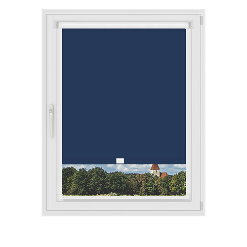 Polaris Navy in a Frame Lifestyle Blackout blinds