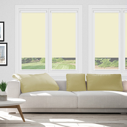 Polaris Vanilla in a Frame Lifestyle Blackout blinds