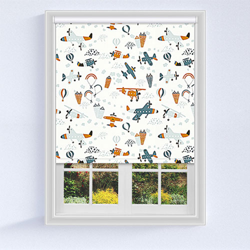 Flying High Charcoal Lifestyle Childrens Blinds