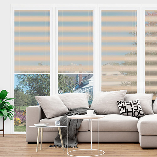 Barley Cream No Drill 25mm Venetian Lifestyle Conservatory Blinds