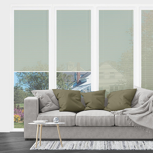 Natural Mist No Drill 25mm Venetian Lifestyle Conservatory Blinds