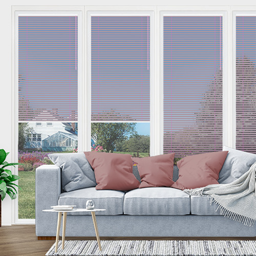 Rose Pink No Drill 25mm Venetian Lifestyle Conservatory Blinds