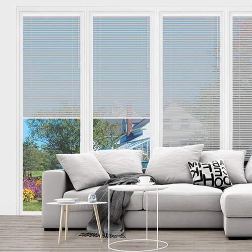 Silver Leaf No Drill 25mm Venetian Lifestyle Conservatory Blinds