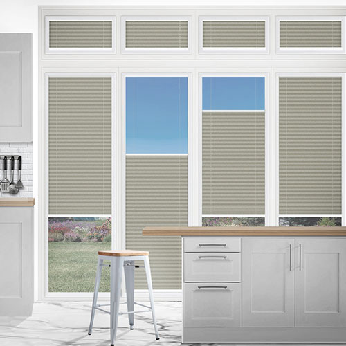 Hudson Fawn Cellular Dimout Lifestyle Conservatory Blinds