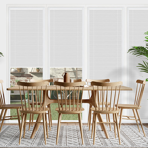 Lexington White Blockout PerfectFit Lifestyle Conservatory Blinds