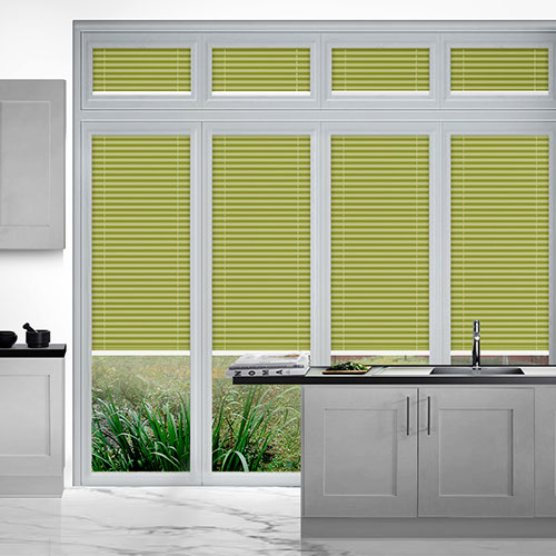 Duopleat Blackout Green PerfectFit Lifestyle Conservatory Blinds