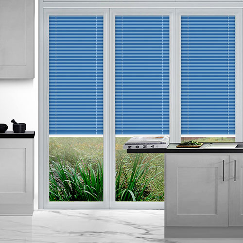 Duopleat Blue PerfectFit Lifestyle Conservatory Blinds