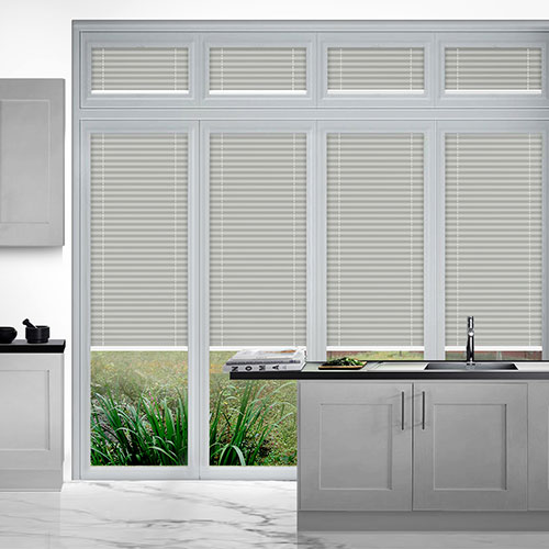 Duopleat Light Grey PerfectFit Lifestyle Conservatory Blinds