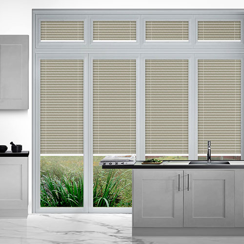 Duopleat Taupe PerfectFit Lifestyle Conservatory Blinds