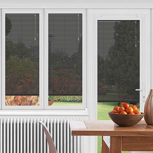 25mm PerfectFit Charcoal Grey Lifestyle Conservatory Blinds