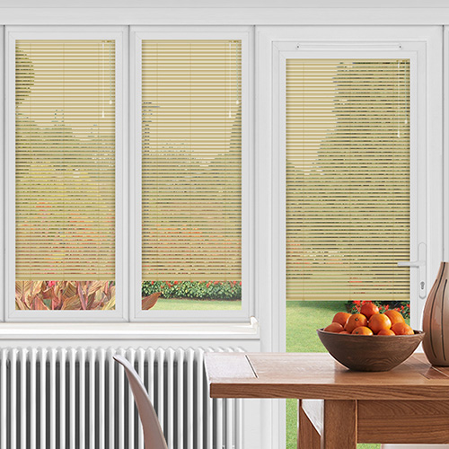 25mm PerfectFit Creamy Apricot Lifestyle Conservatory Blinds