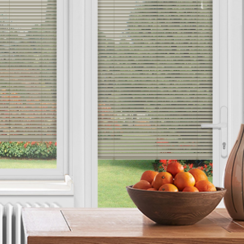 25mm PerfectFit Satin Silver Lifestyle Conservatory Blinds
