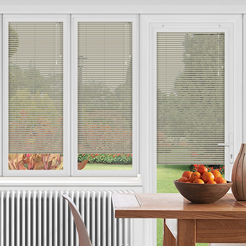 25mm PerfectFit Satin Silver Lifestyle Conservatory Blinds