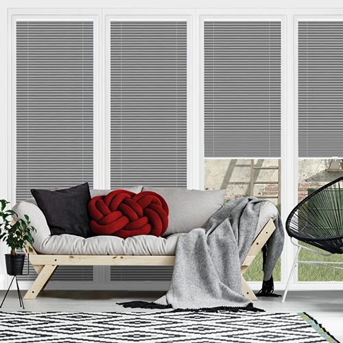 Astoria Charcoal Dimout PerfectFit Lifestyle Conservatory Blinds