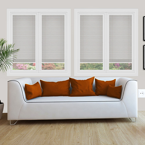 Nouveau Frosted Grey Dimout PerfectFit Lifestyle Conservatory Blinds
